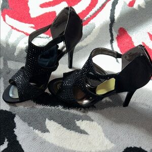 Worthington Black Studded Heels